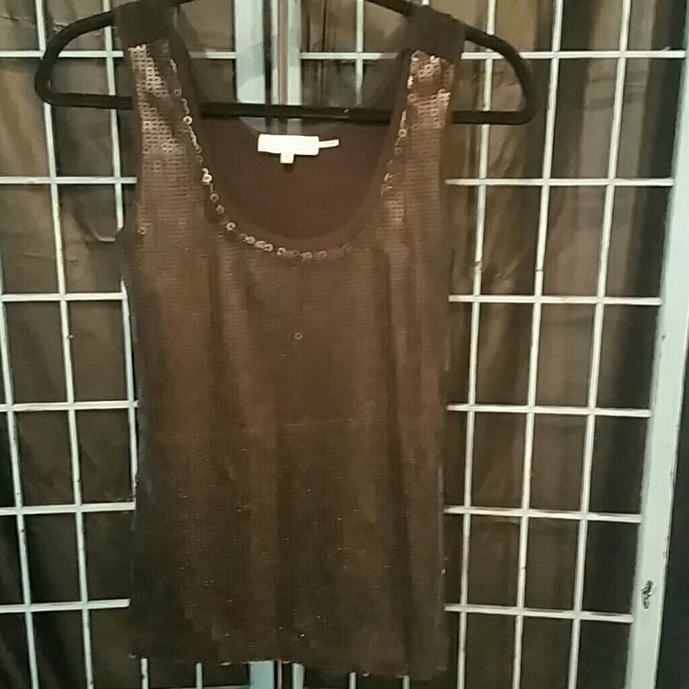 Calvin Klein sequined tank